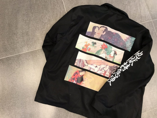 春画コーチジャケット