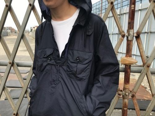 bush shirt nylon micのブッシュシャツ