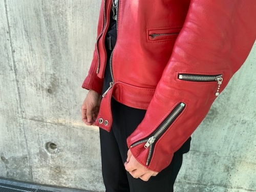 ダブルライダースジャケットのメンズ