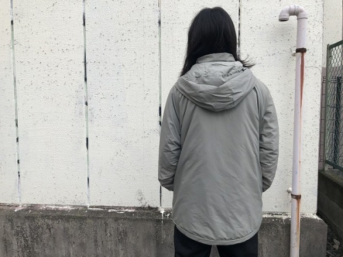 エクワックスのダウンジャケット