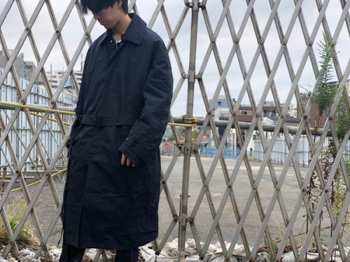 ライナー付コートのCOTTON TWILL COATING BALMACAAN COAT