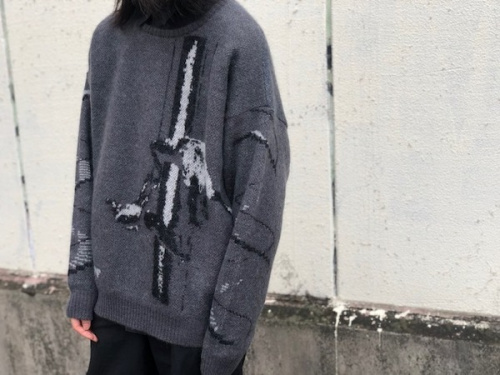 モヘアニットのニット