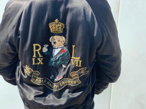 サテン刺繍ブルゾンの19ss