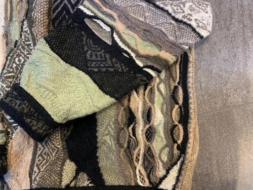 ３Dニット　オリーブ　