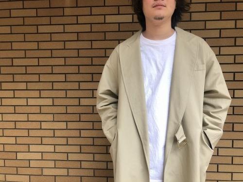 メゾン キツネのラップコート