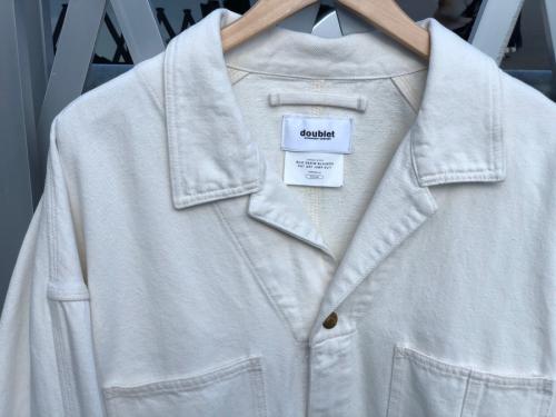 ダブレットのSILK DENIM BLOUSON / シルクデニムブルゾン　18ss