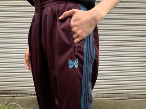 ニードルスのトラックパンツ　ラインパンツ　20SS narrow poly smooth