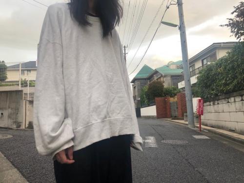 US1426 カットオフオーバーサイズP/Oスウェット