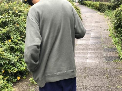 アンダーカバーのパネル配色PK付sweat alex　時計仕掛けのオレンジ