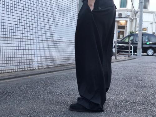 GABARDINE WIDE PANTSのSM-P03-100 20AW