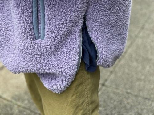 ボアプルオーバージャケットのレディース