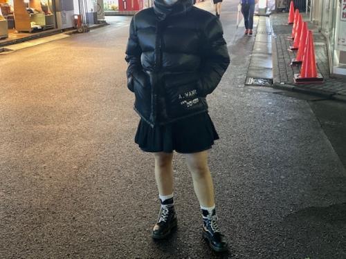 Credit Card puffer coat