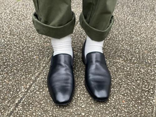 クリスチャンルブタンのレザーオペラシューズ