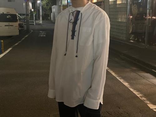 マルニのプルオーバーシャツ