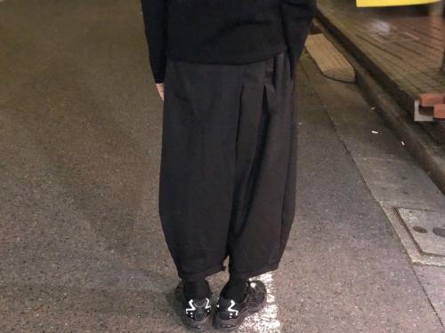 グランド ワイのギャバジンハカマパンツ