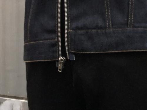 ヘルムート ラングのジップデニムジャケット