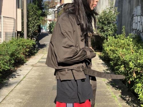 トワロニエのトレンチブルゾン