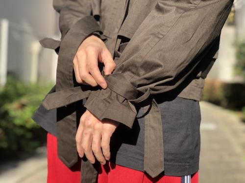 トレンチブルゾンのメンズ