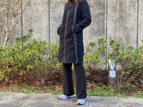 エムエムシックスメゾンマルジェラのジップアップコットンコート