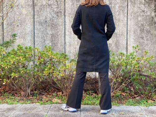 ジップアップコットンコート