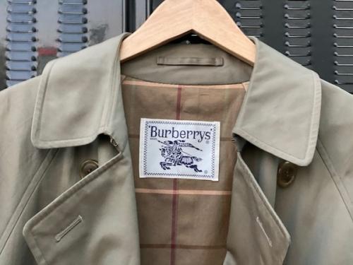 90s 一枚袖トレンチコート