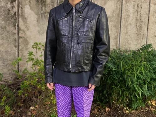 70s LESCO ビンテージ レザージャケット 40 シングル ライダース 70s LESCO ビンテージ レザージャケット 40 シングル ライダース