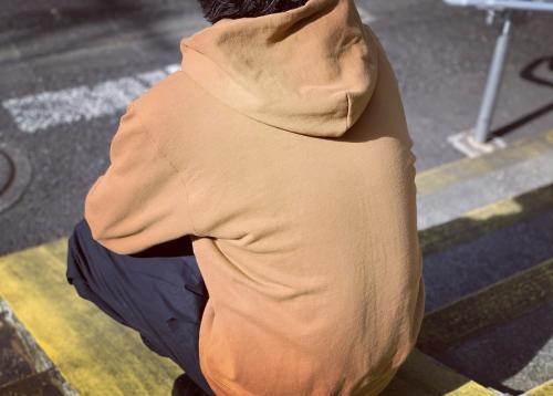 STICKERオーバーサイズパーカー