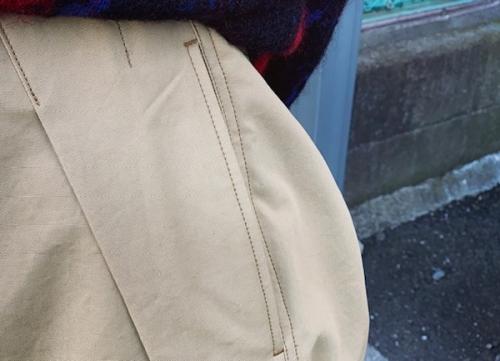 DOUBLE COLOR WIDE PANTS　Beigeの21SS-P-02