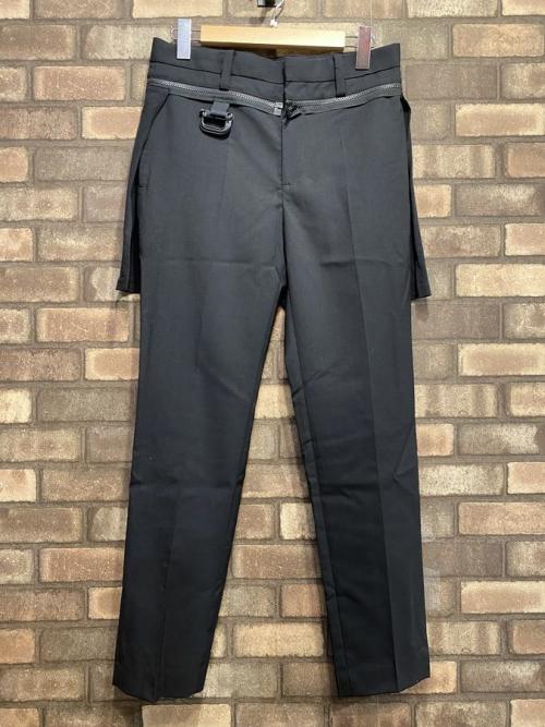 CSスカート付きウールスラックスのボンテージパンツ