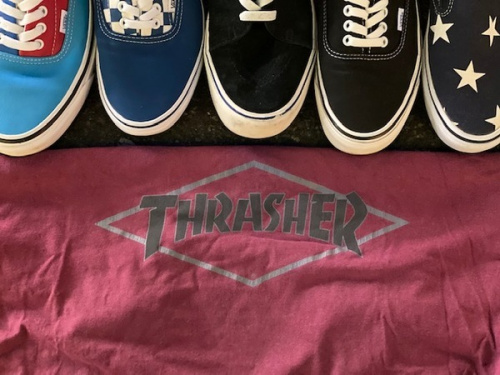 ヴィンテージアイテムのthrasher