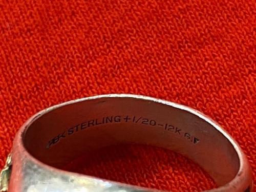 1940sヴィンテージアンカーリングのメンズ