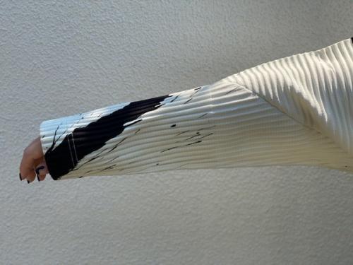 ペインテッドプリーツジャケットのメンズ レディース