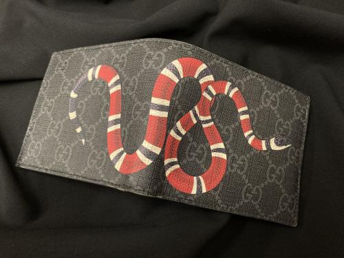 キングスネーク プリント GGスプリーム コインウォレットのメンズ 財布 ミニウォレット 下北 古着