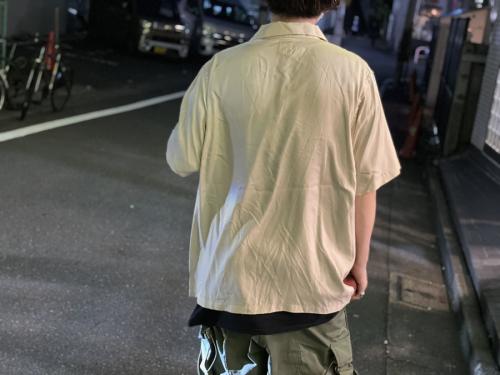 別注パピヨンエンブレムS/Sシャツの下北沢　古着