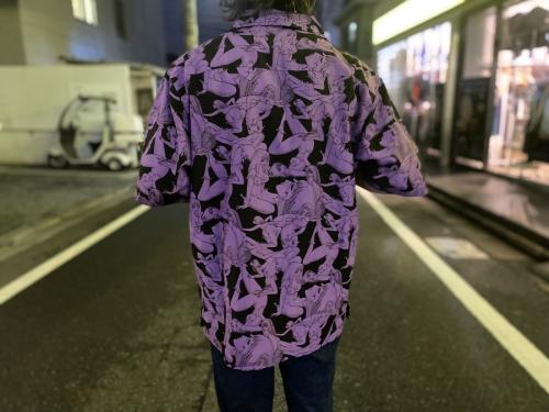 ヒステリックグラマ×テヅカオサムの奇子総柄 アロハシャツ