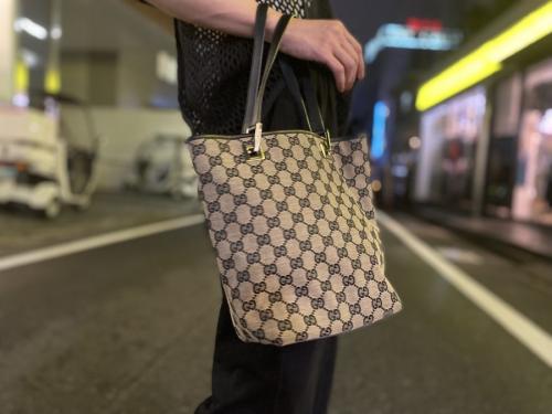 グッチのGGキャンバス ミニトートバッグ