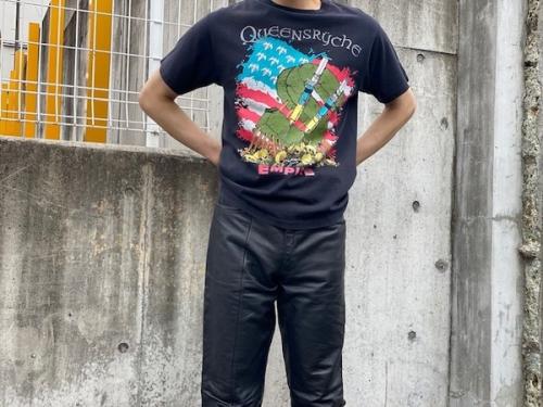 メゾンマルジェラ0 10の解体再構築アシンメトリーサイドレースレザーパンツ