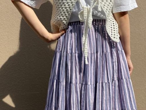 草原の虹のスカートの下北　古着　買取