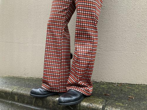 ブーツカットスチューデントパンツのメンズ 下北沢 古着 ブランド古着