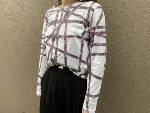 エルメスのボルデュックパターンTシャツ