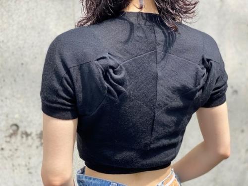 90s ウールショートスリーブニット