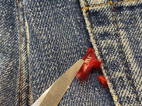 リーバイスの70'sヴィンテージ66前期ヴィンテージデニムパンツ