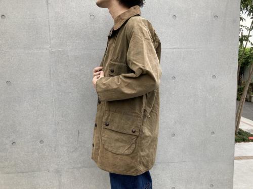 バーブァーの70'sソルウェイジッパーワックスジャケット