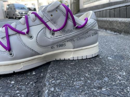ナイキ×オフホワイトのダンク