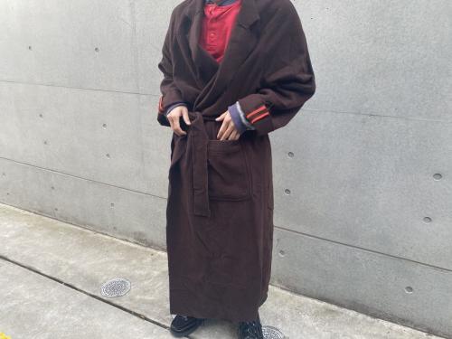 ガウンコートの20AW　CUT OFF OVER COAT