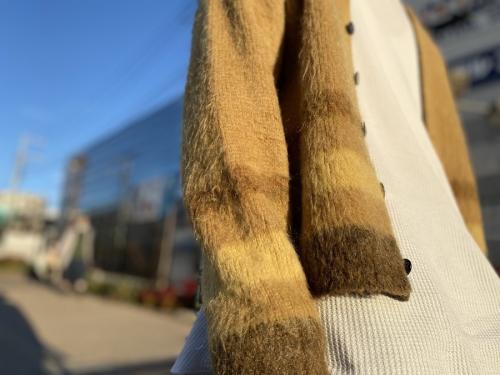 2*3様 60s YOUNG BREED by REVERE モヘアカーディガン 60'S YOUNG BREED by REVERE SHAG-RAC Mohair Cardigan GREEN/M
