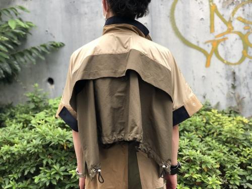 コットンブレンドハーフスリーブジャケットの22SS