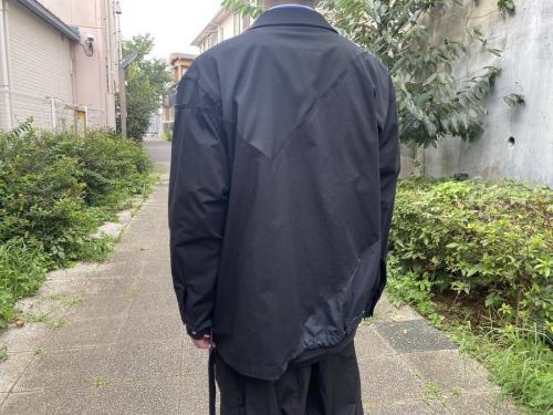 ドッキングレイヤードシャツジャケット　ソリッドミックスブルゾンの21SS　デザイナーズブランド