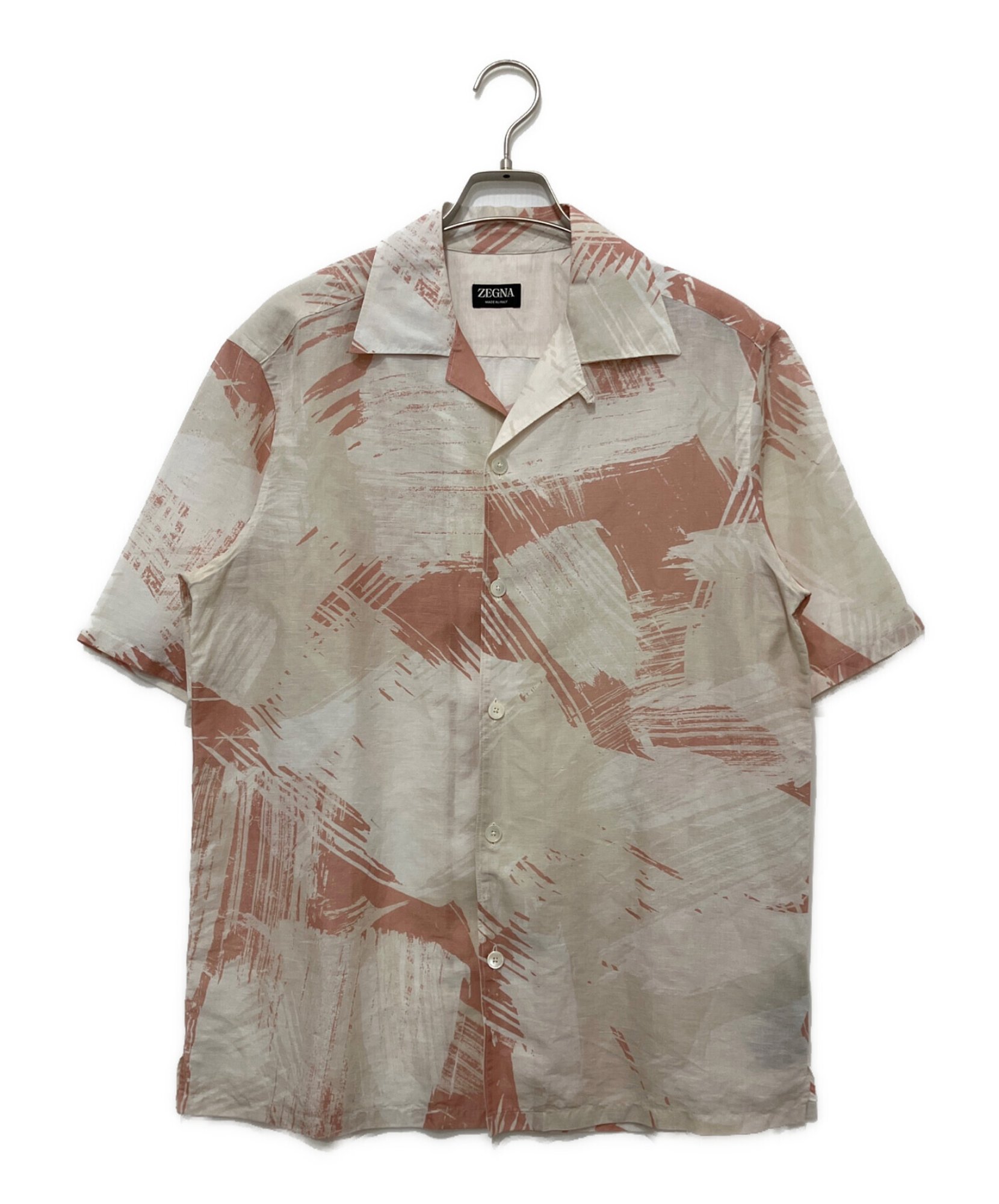 ZEGNA / ゼニア】リネンコットンオープンカラーシャツ | 大人の夏を