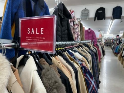 リサイクルショップのセール